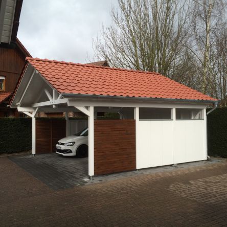 Carport mit Satteldach